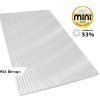 แผ่นโปร่งแสง มินิโกลด์ P03 สีขาวมุก ค่าแสงผ่าน 53%